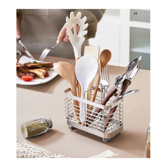 Chopstick Holder, Spoon Rack, Fork Storage, Cutlery Case, Chopstick Stand, Dish Storage, Kitchen Tool Stand, Countertop Storage, Cutlery Stand,