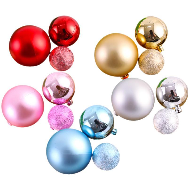 Festive Frosted Gold & Silver Ball Cake Decoration - Christmas & Birthday Iridescent Ornaments Topper
