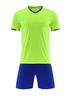 Adult Kids Soccer Uniform Set Breathable Sweat Absorption Quick Dry Soccer Jersey Stitching Color Competition Training Soccer Uniform