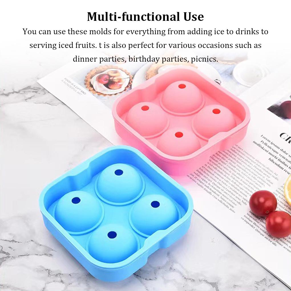 Ice Ball Mold Cocktail Spill-proof Ice-cube Tray Indoor Home Bar Restaurant Chocolate Mould Festival Night Party