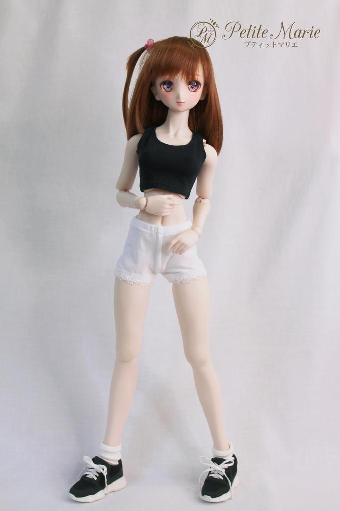 DD kompatible Länge Leggings mit Fitness Daily Casual 60cm BJD Puppenkleidung [Petite Marie] 1/3 1/4 Spitze, weiß, Gamaschen, Hosen, Hosen, Hosen, Puppe,