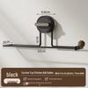 Suction Cup Wall Mount Cling Film & Paper Towel Holder