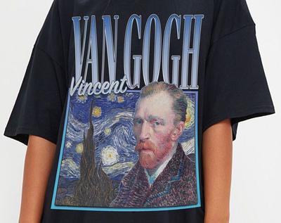 Van Gogh Retro Shirt, Van Gogh Homage Shirt, Van Gogh Shirt, Van Gogh Fan Shirt, Van Gogh Unisex Shirt, Vincent Van Gogh Painter Tee