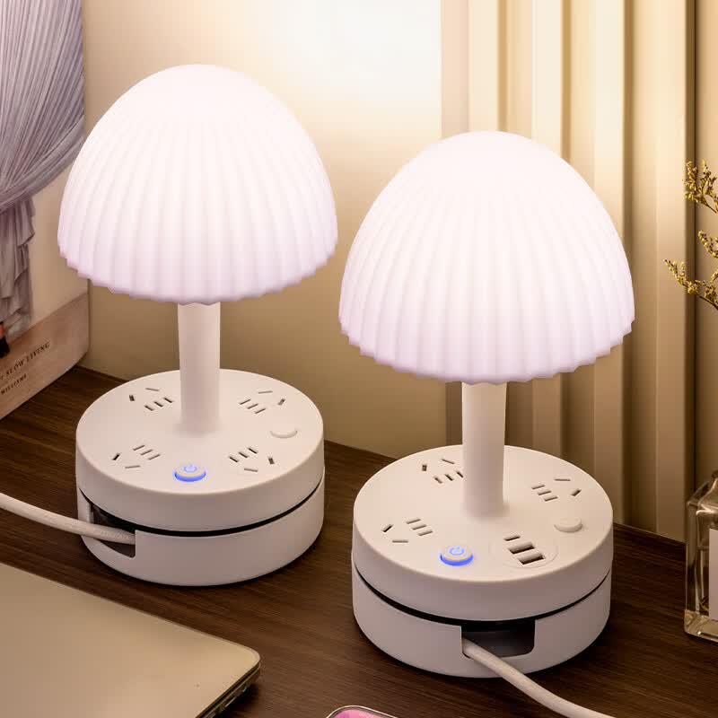 Multi-functional LED Desk Lamp with Power Outlets