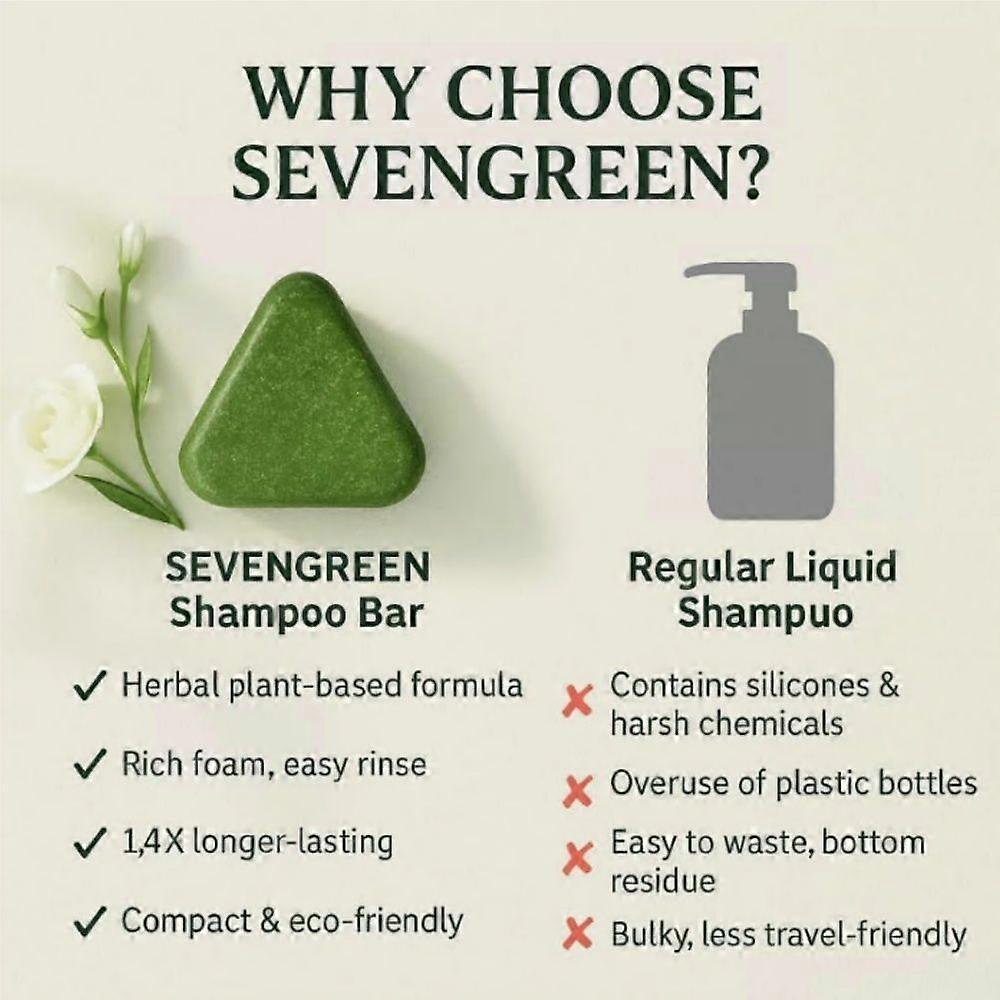 120g Herbal Hair Shampoo Bar, Mulberry Leaf, Usman Grass for Oil Control & Dandruff Treatment