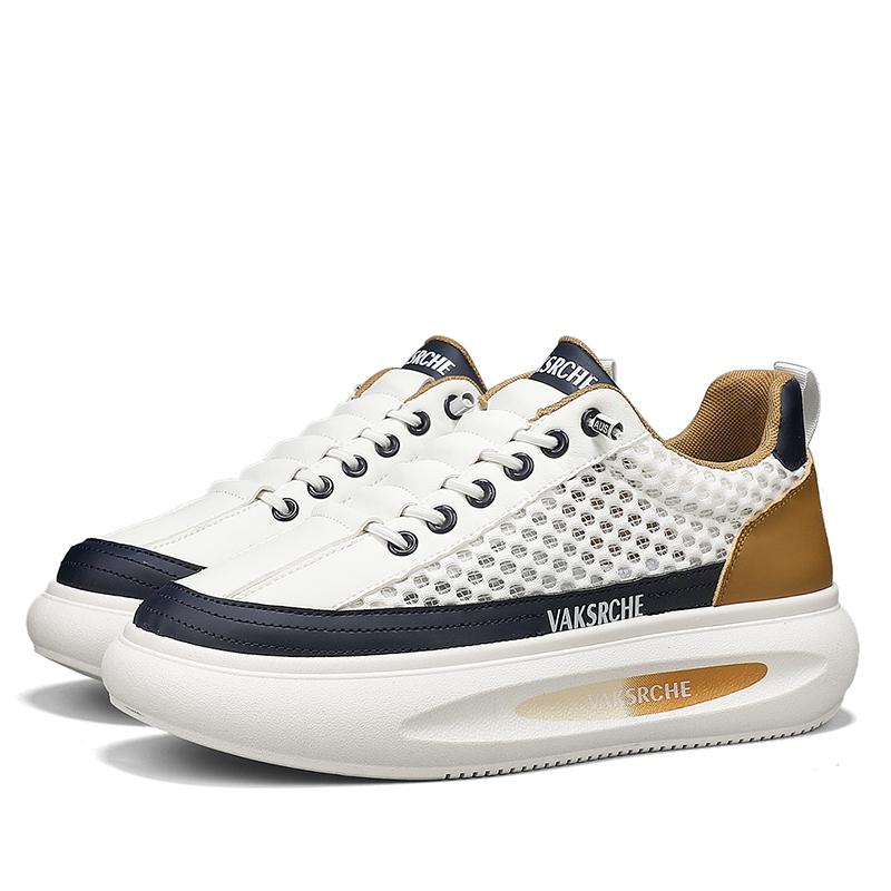 Men's shoes new summer mesh surface breathable sports casual shoes platform board shoes fashion shoes young students