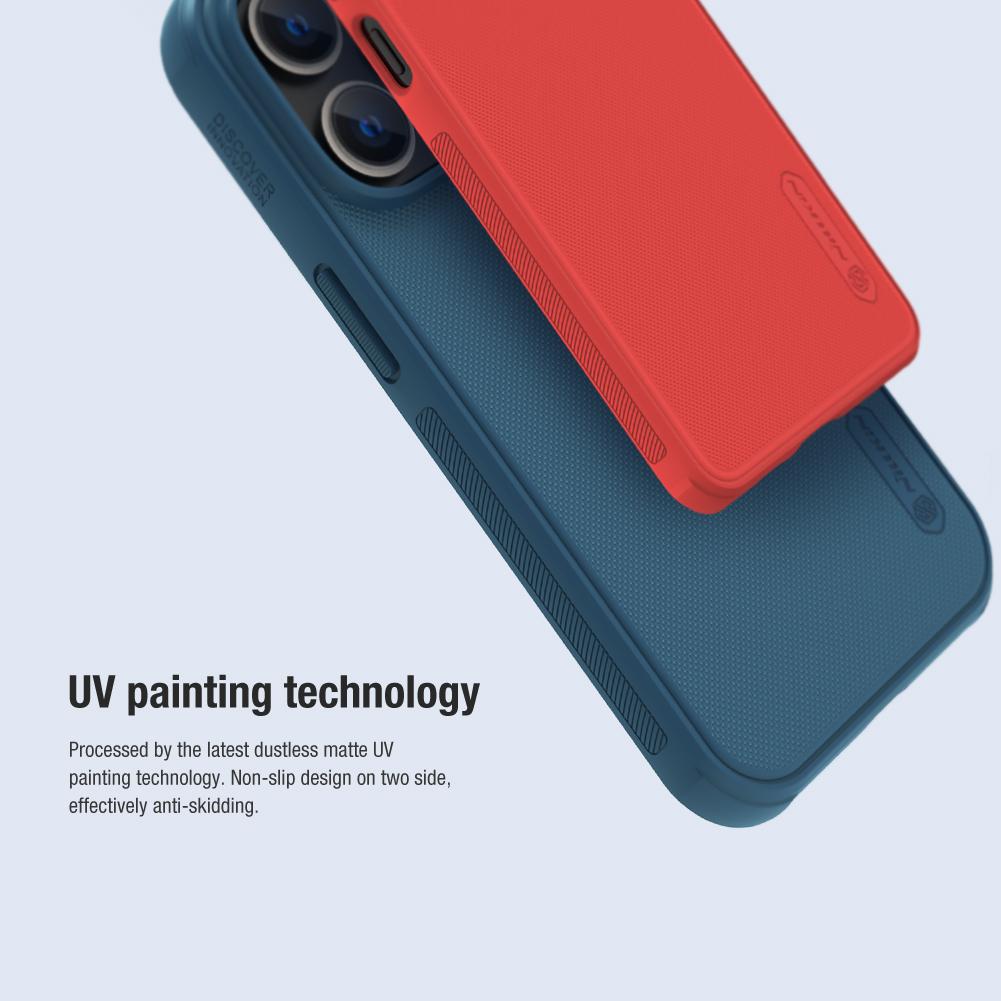 Nillkin Frosted Shield Pro Phone Case for iPhone 15 Pro Max Case, PC+TPU Hard Protection Back Cover for iPhone 16 15 13 14 Plus