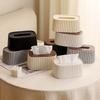 Smooth Napkin Storage Case Large Opening Facial Tissue Holder Thicken Tissue Box with Lid  Bedroom