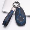 Key Fob Cover for Leapmotor T03 S01 C11 C01 with Keychain Anti-Scratch Shockproof Protective Shell Holder with Honeycomb Texture Shockproof Structure