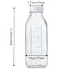 2PCS 32OZ Glass Milk Bottle Sealed Glass Water Jug Creative Milk Pitcher  Office