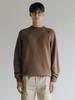 Deowedeoijeueosseom High-Neck Wool Knit Sweater (Light Brown)