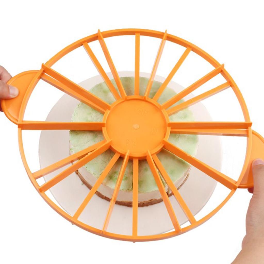 Cake Portion Marker Food Grade Round 10/12 Piece Cake Slice Marker Equal Portion Cutter Bread Cake Divider Baking Tool