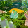 6PCS Luminous Crystal Mini Decor 3D Resin Luminous Ornament for Fish Tank Aquarium Decoration