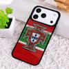 Portugal National Flag Shockproof Phone Case for iPhone 17 Air 16e 15 11 12 14 13 Pro Max Cover Coque