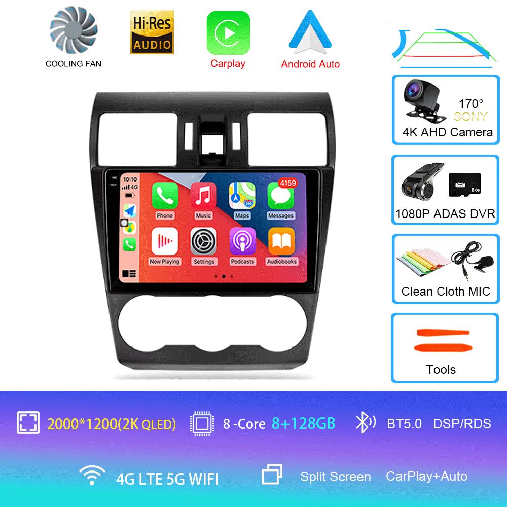 Android 14 Video Player Car Radio For Subaru Forester 4 SJ 2012 - 2015 Multimedia Navigation Stereo GPS No 2din 2 Din Dvd