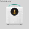 Compact Wired Mobile Phone HD Screen Mirroring Projector - Full Color, Mini, Portable, Large Display for Home Use.