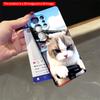 2DFlat Samsung phone case Blue-Eyed Cat Driving Race Car Applicable to Galaxy S22 S23 S24 S25ULTRA S26 A12 A13 A14 A15 A16