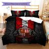 Sunderland A.F Pattern Bedding,Quilt Set Quilt Cover Pillowcase Home Birthday Gift(1 * Duvet Cover + 2 * Pillowcase, Without Core)