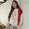 BRINGMYTHINGS Flower Logo Sweatshirt_Oatmeal