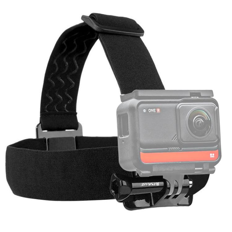 Эластичный ремень PULUZ, регулируемый головной ремень для экшн-камер GoPro, Insta360 ONE R, DJI Osmo и других экшн-камер