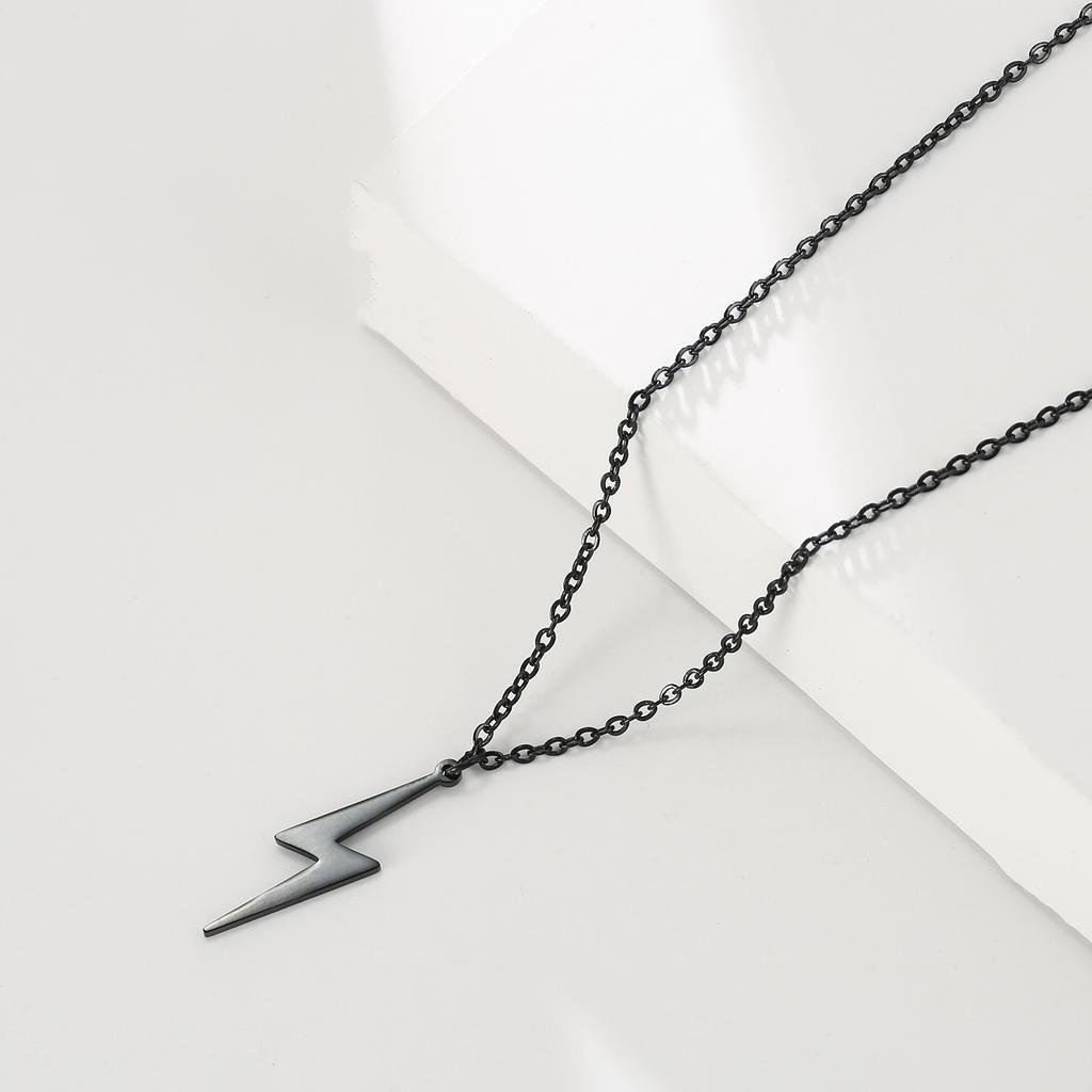 My Shape Lightning Necklaces For Women Tooth Mountain Heart Stainless Steel Necklace Choker Fashion Jewelry Gifts For Girlfriend