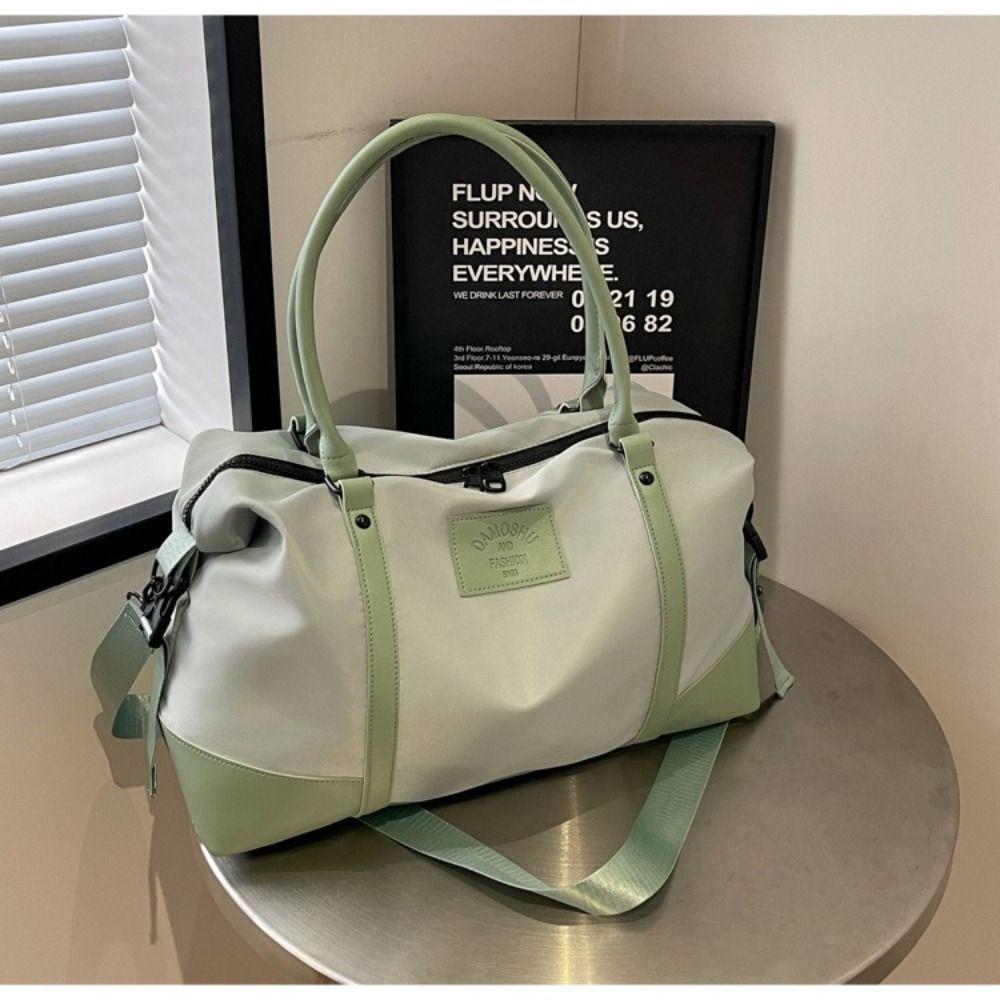 

Korean Style Sports Gym Bag Dry-Wet Separation Luggage Bag Travel Handbag Family Vacation рожевий