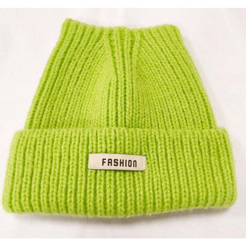 Korean-style Cat-ear Hat - Children's Size - Warm Woolen Hat for Autumn and Winter - Pure Color Knitted Hat - Sweet and Cool Style