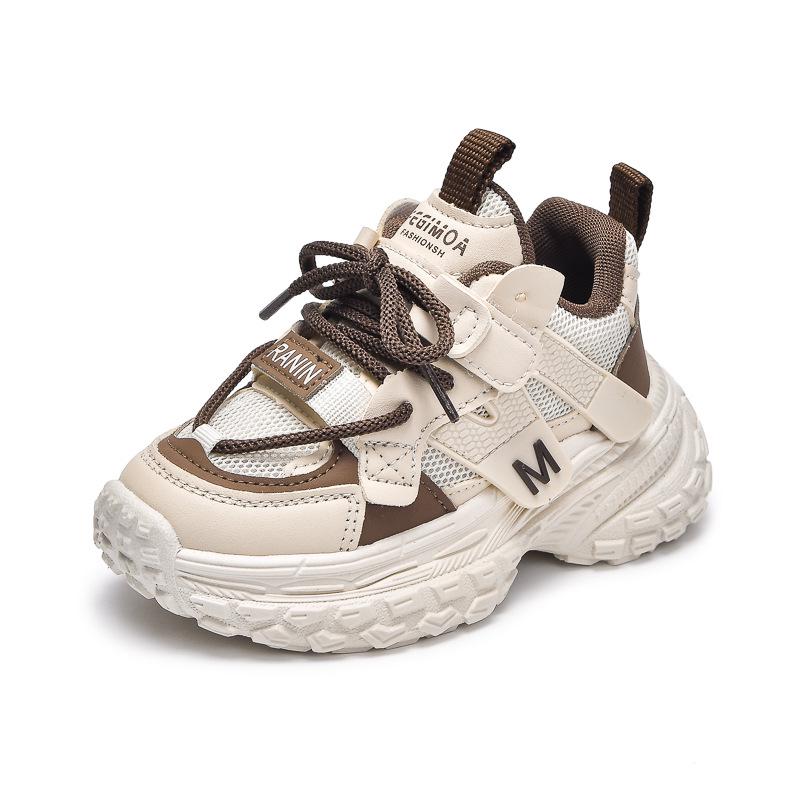 

Повседневные модные кроссовки для девочек - Весна 2025 Детские кроссовки для бега для детей среднего и старшего возраста Size 37, length 22.4cm