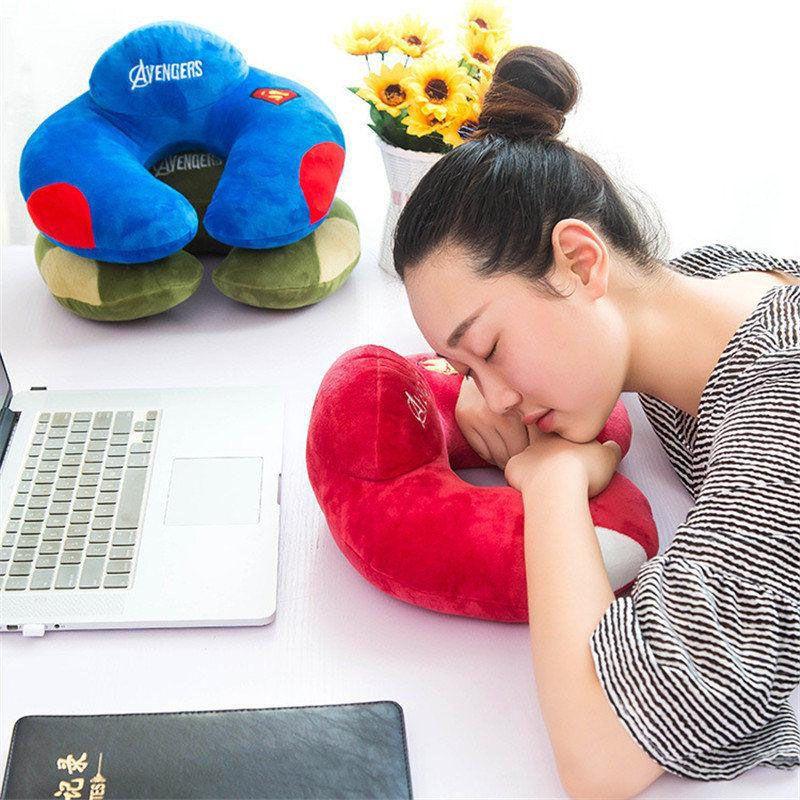 Ultimate Comfort Airplane Inflatable Neck Pillow With Ergonomic U-shape Design