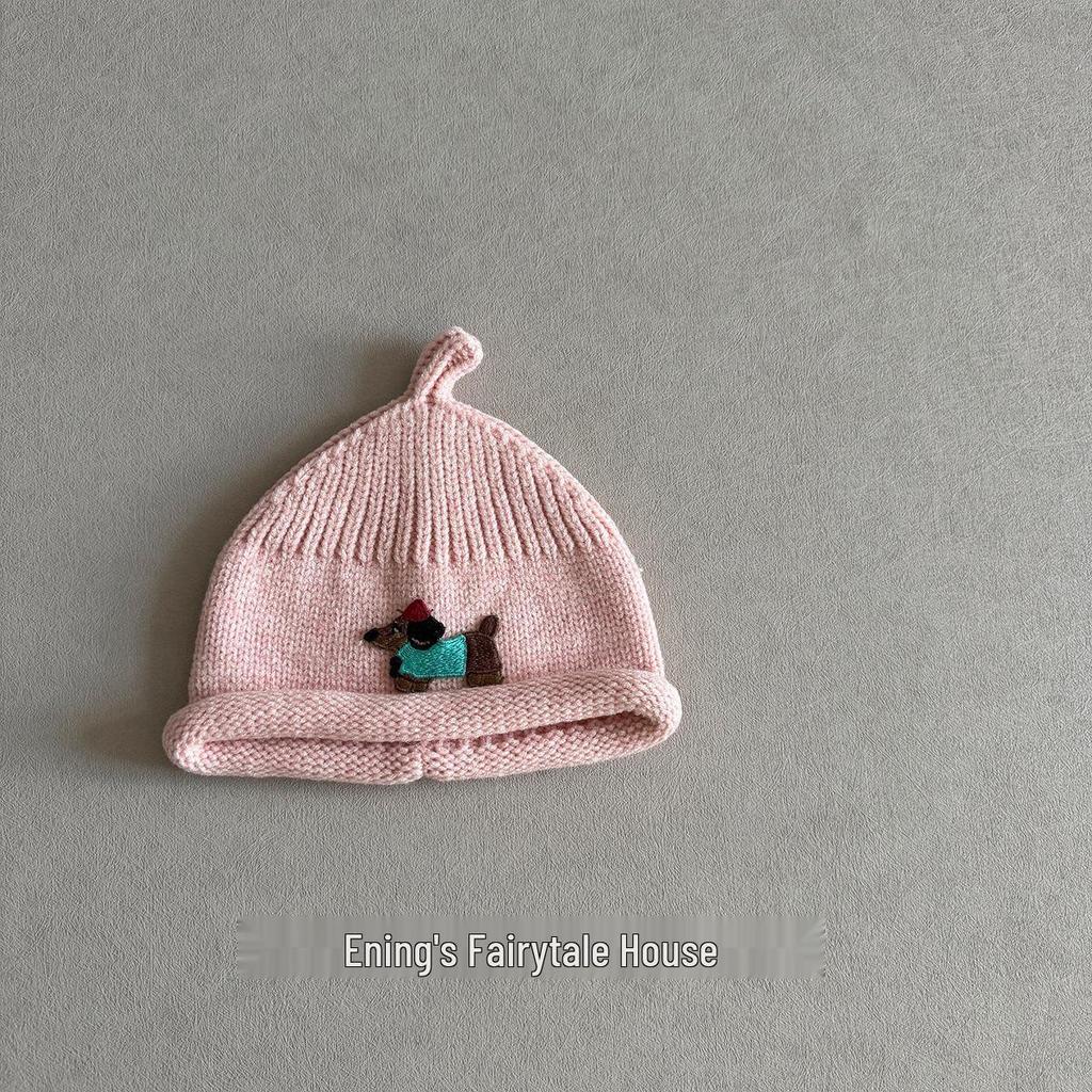 Adorable Infant & Toddler Wool Hat - New Autumn/Winter Style for Boys & Girls, Pacifier-Friendly, Warm, Perfect for Small Month Olds
