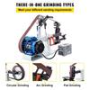 Benchtop Disk & Belt Sander Bench Sander 1.5KW with Ph 427 X 12" Wheel Adjustable Sanding Belt, Central Machinery Belt and Disk Sander 0-2800Rpm