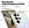 Sweet sister dopamine gradual change love mobile phone case Samsung S25/S26ultra with magnetic transparent anti-drop protective case
