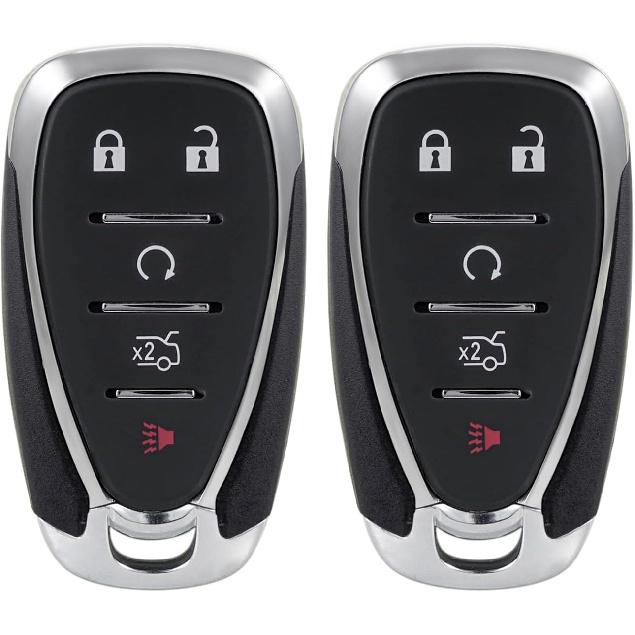 Key Fob Remote Replacement Fits For Chevy Camaro Cruze Malibu 2016 2017 2018    Keyless Entry Remote HYQ4EA 13529662 (Pack Of 2)