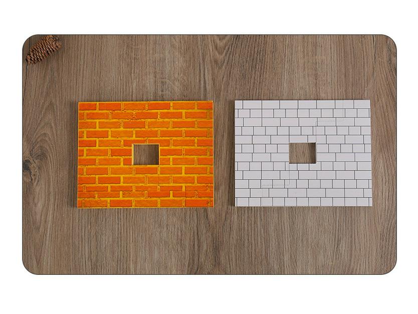 Northern Magic Upgraded Single-Sided Windproof Brick Wall Prop