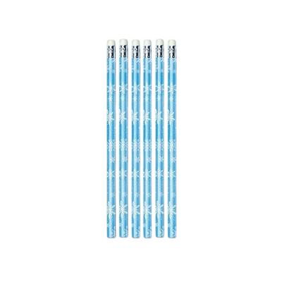 Snowflake Christmas Pencil (Pack of 4)