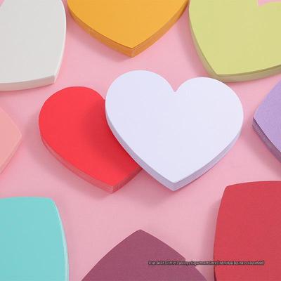 Love Heart Peach Blank Card - Large DIY Greeting for Birthday, Holiday, or Wedding