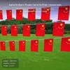 50Piece Chinese Flag Banner, 15m, Patriotic Day Decoration, Outdoor 1500cm 50pcs Dense 14x21cm
