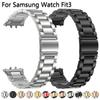 Edelstahlarmband für Samsung Galaxy Fit 3, Metallarmband, Luxus-Bussiness-Band für Samsung Galaxy Fit3 SM-R390, Zubehör