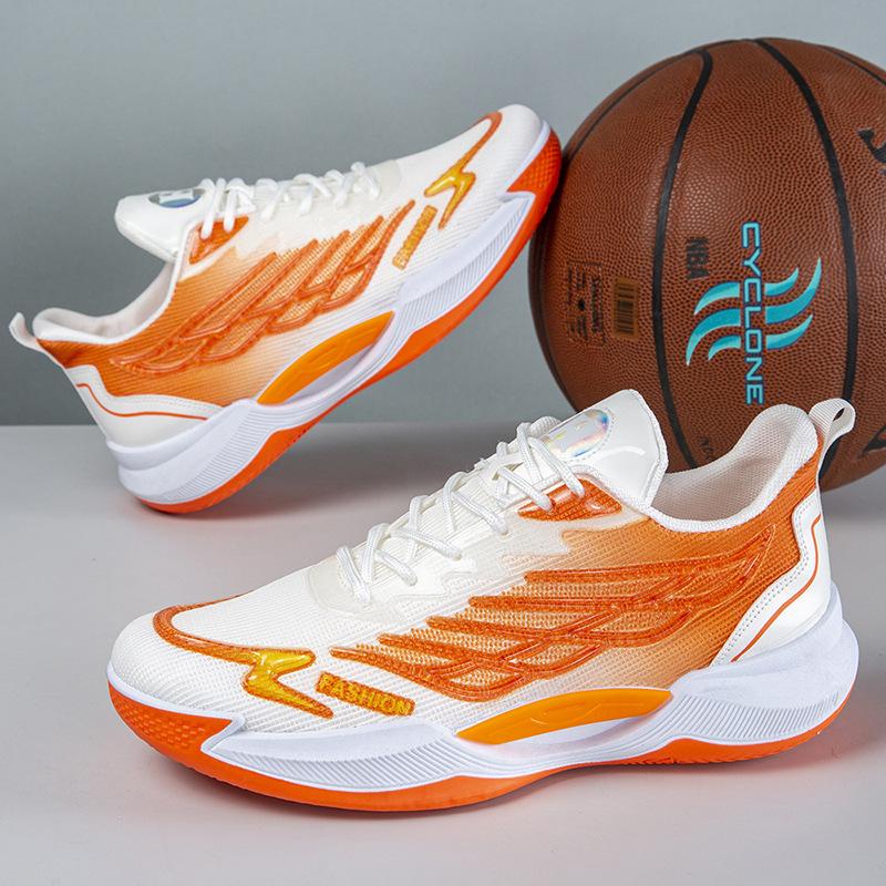 Foreign trade shoes men's thick-soled comfortable and breathable running shoes students' daily mesh color matching fashion sports shoes