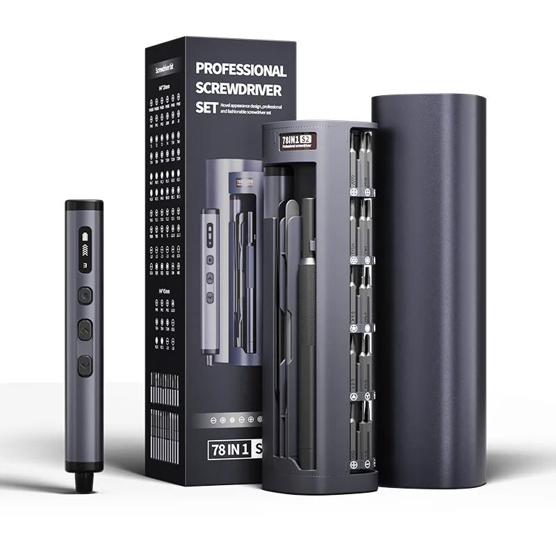 

78 in 1 Precision Power Screwdriver Set Multiple torque modes with Precision Bits Screwdriver it for Phone Camera Watch Laptop