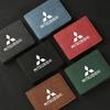 Car Driver License Cover Leather Auto Driving Documents Case Credit Card Holder For Mitsubishi Eclipse Outlander ASX Colt