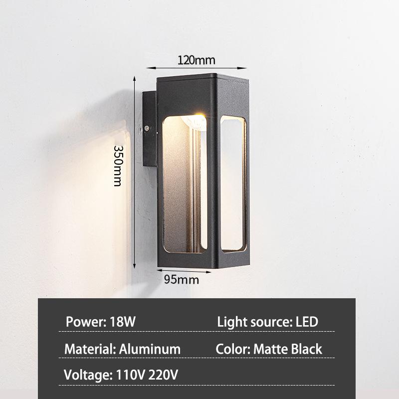 Outdoor Wall Lights Waterproof Balconies Corridors Hallways Villas Courtyards Gardens Exterior Wall Lamp Gates LED Lights