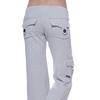 Women Cargo Pants Solid Color Multi-Pocket Loose Casual Sweatpants Solid Color Wide Leg