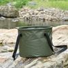 Heavy Type Folding Water Bucket Portables Outdoor Bucket Durability Water Bucket For Family Trip And Fishing