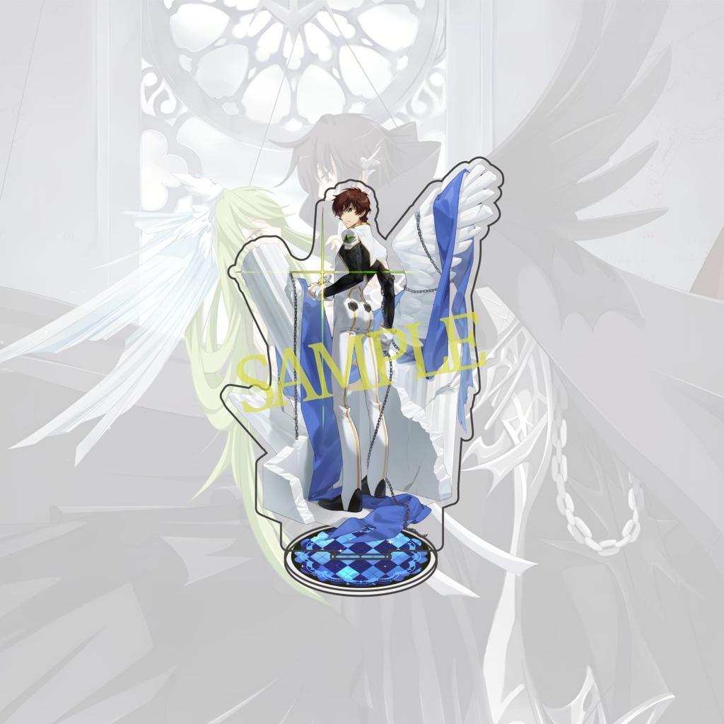 Anime Code Geass: Lelouch of the Rebellion 15 cm acrylic character Lelouch C.C standing model desktop decoration fan gift