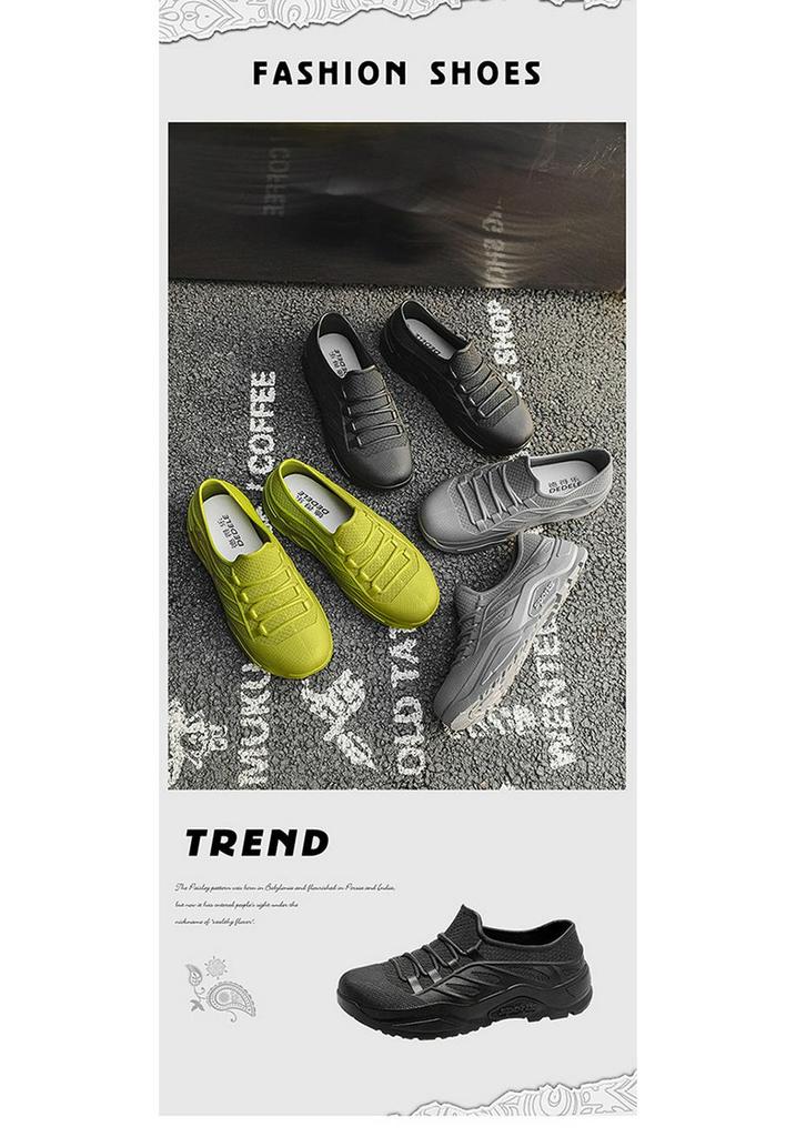 Wasserdichte, rutschfeste Niedrigschaft-Gummistiefel für Herren - Bequeme, verschleißfeste Schuhe für Frühling und Herbst. Ideal für den Freizeitgebrauch und die Arbeit.