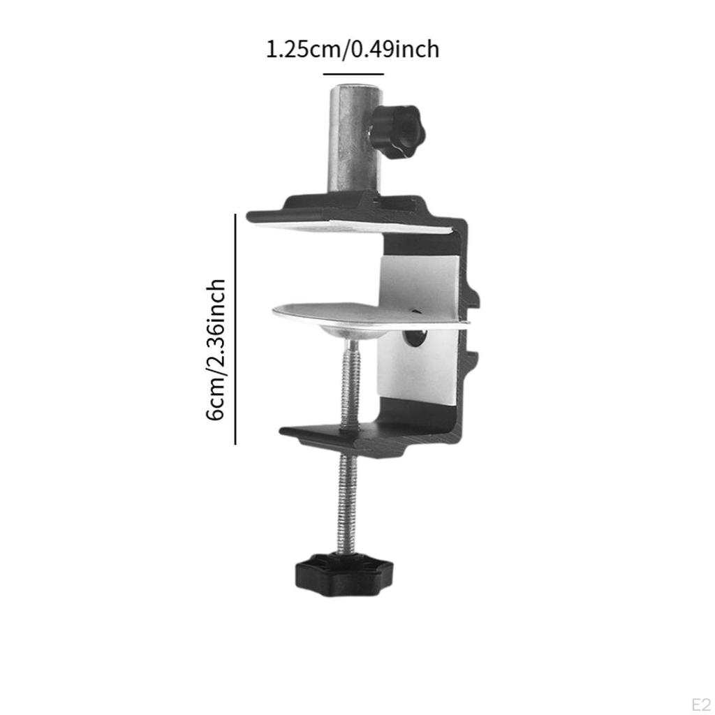 Suport cu clemă de masă Anti-zgârieturi Reglabil pentru sarcini grele cu șuruburi Metal pentru