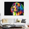 Poster e stampe di animali Pittura a olio Astratta Gorilla Pittura su tela Cane Immagini a parete per soggiorno Quadro Home Decor