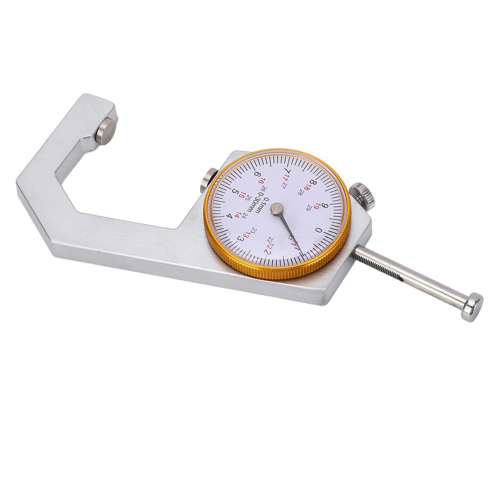 Flachkopf-Dickenmessgerät Hohe Genauigkeit Taschen-Dickenmesswerkzeug für Papier Folie Leder