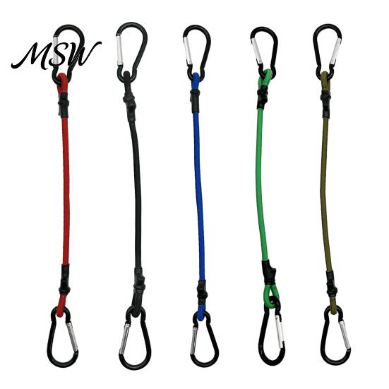 Flexible Cords for Tent Setup Bungee Cord with Metal Hooks, Elastic Rope Durable Secure Reliable Fixation Logistics Strap, Fastening Strap Camping
